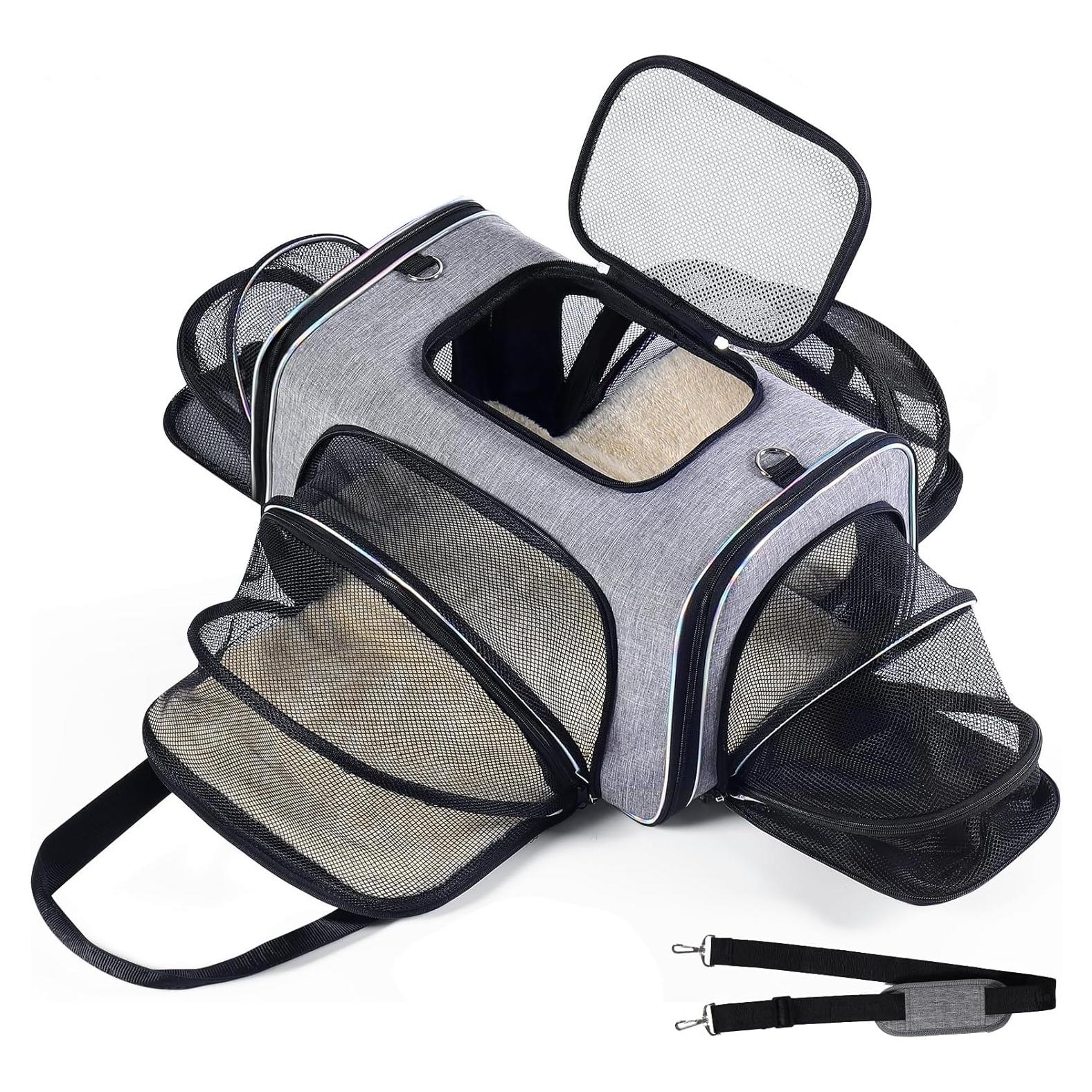 Bolsa de Viaje Expandible para Gatos bytaoqipet 45.72x27.94x29.21cm