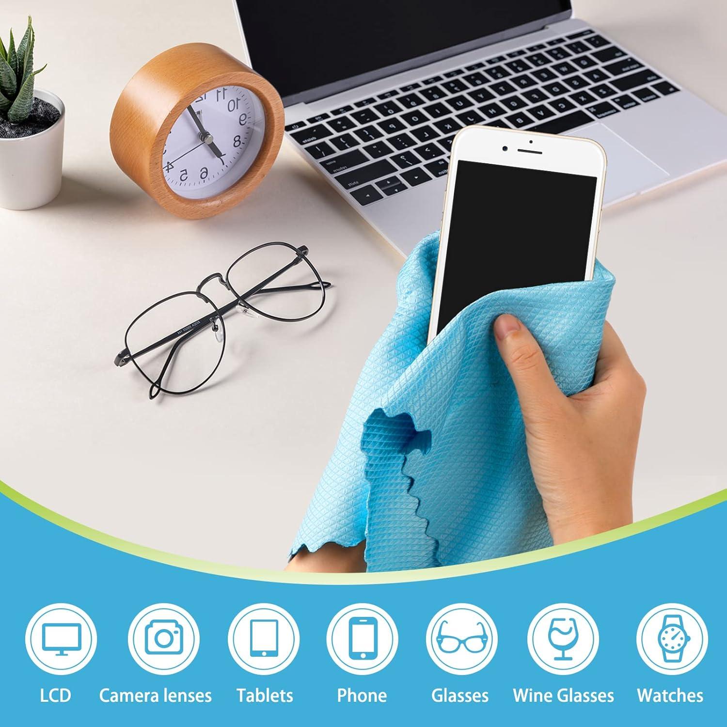 Paños de Limpieza de Vidrio AIDEA 8PK Microfibra 30x30cm