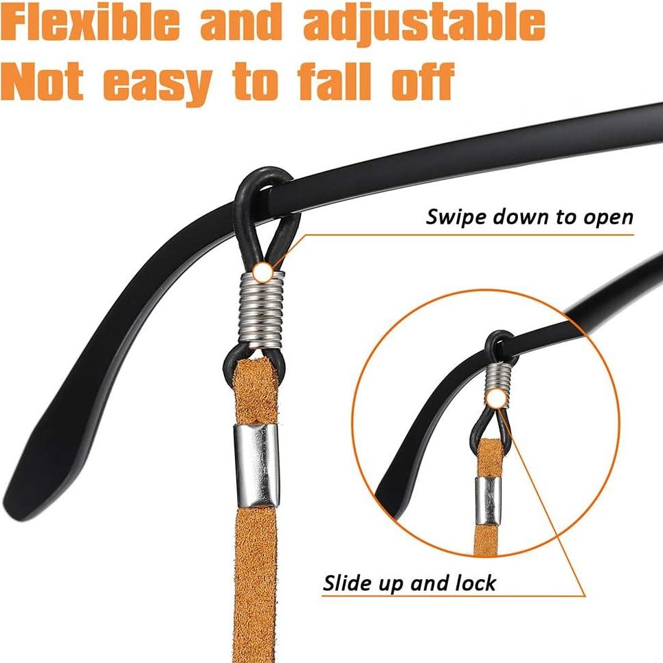 Correa para Gafas SCWJTF Ajustable con Paño de Limpieza