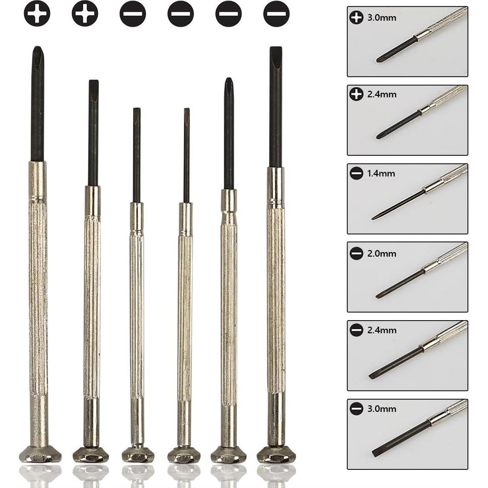 Kit de Reparación de Gafas Kingsdun 1100 Piezas con Destornilladores