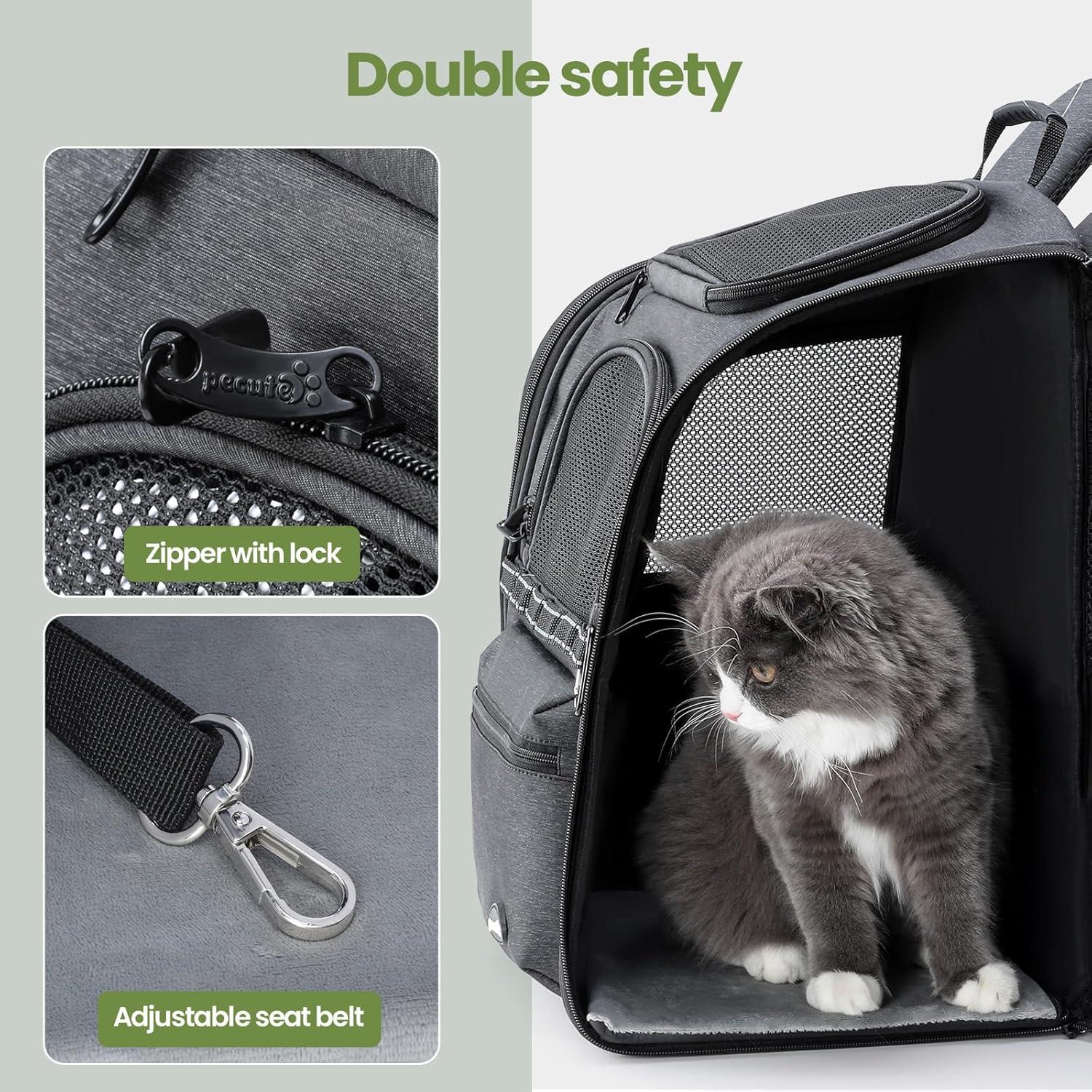 Mochila Transportadora Pecute para Gatos y Perros Pequeños
