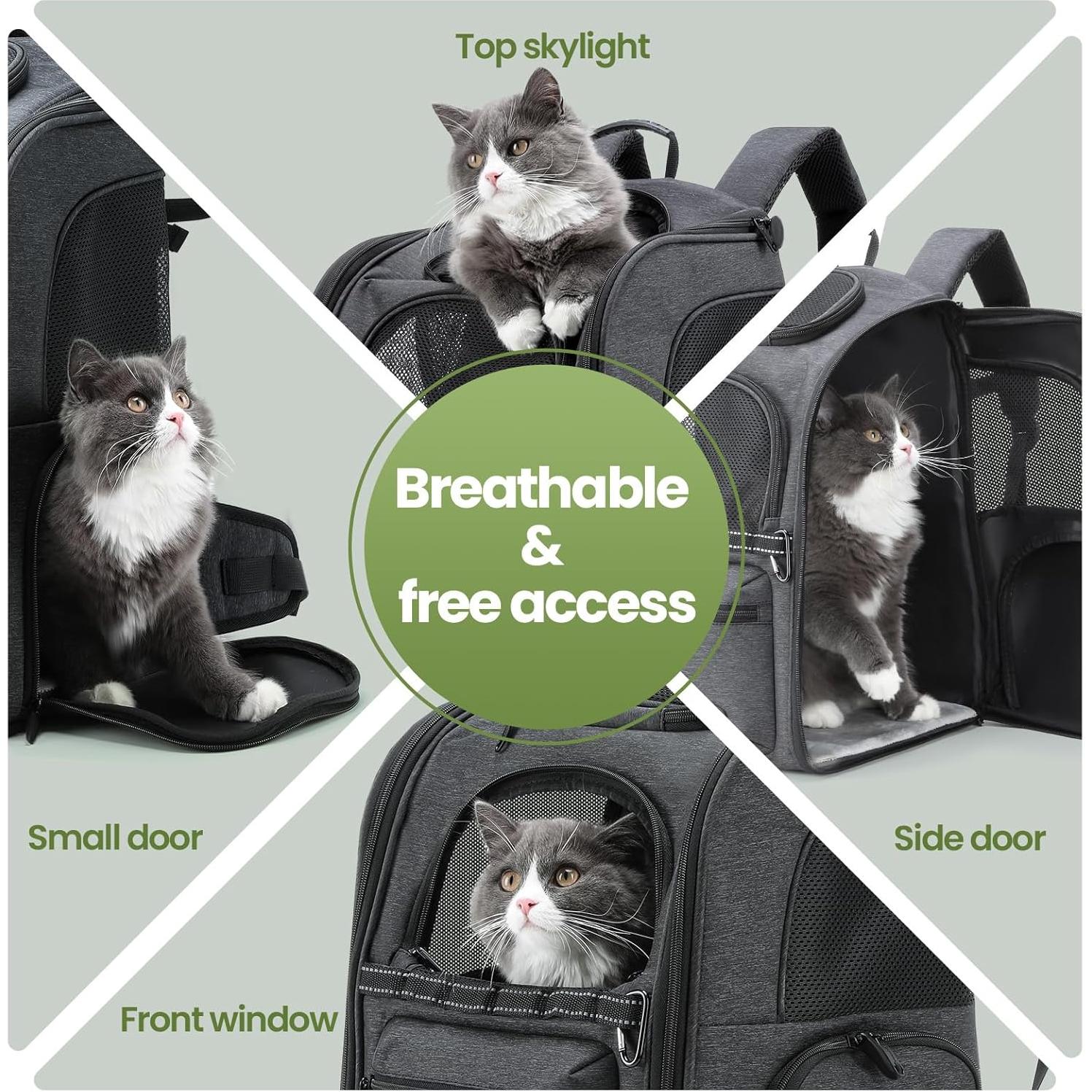 Mochila Transportadora Pecute para Gatos y Perros Pequeños