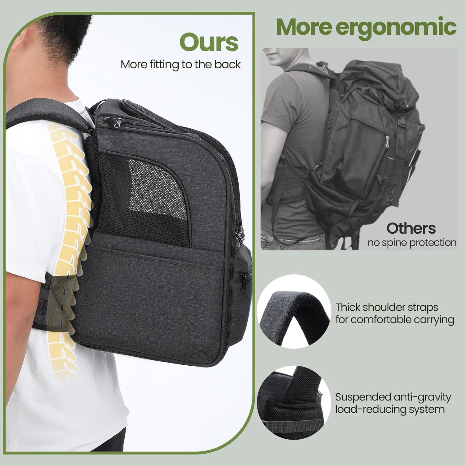 Mochila Transportadora Pecute para Gatos y Perros Pequeños