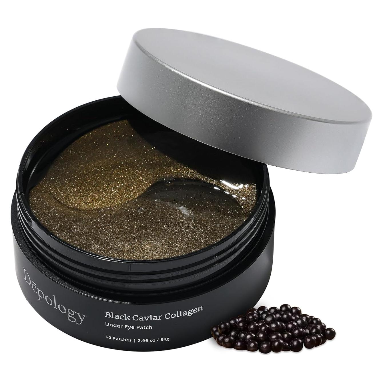 Parches para Ojos Hidratantes Depology Caviar Negro 30 Pares