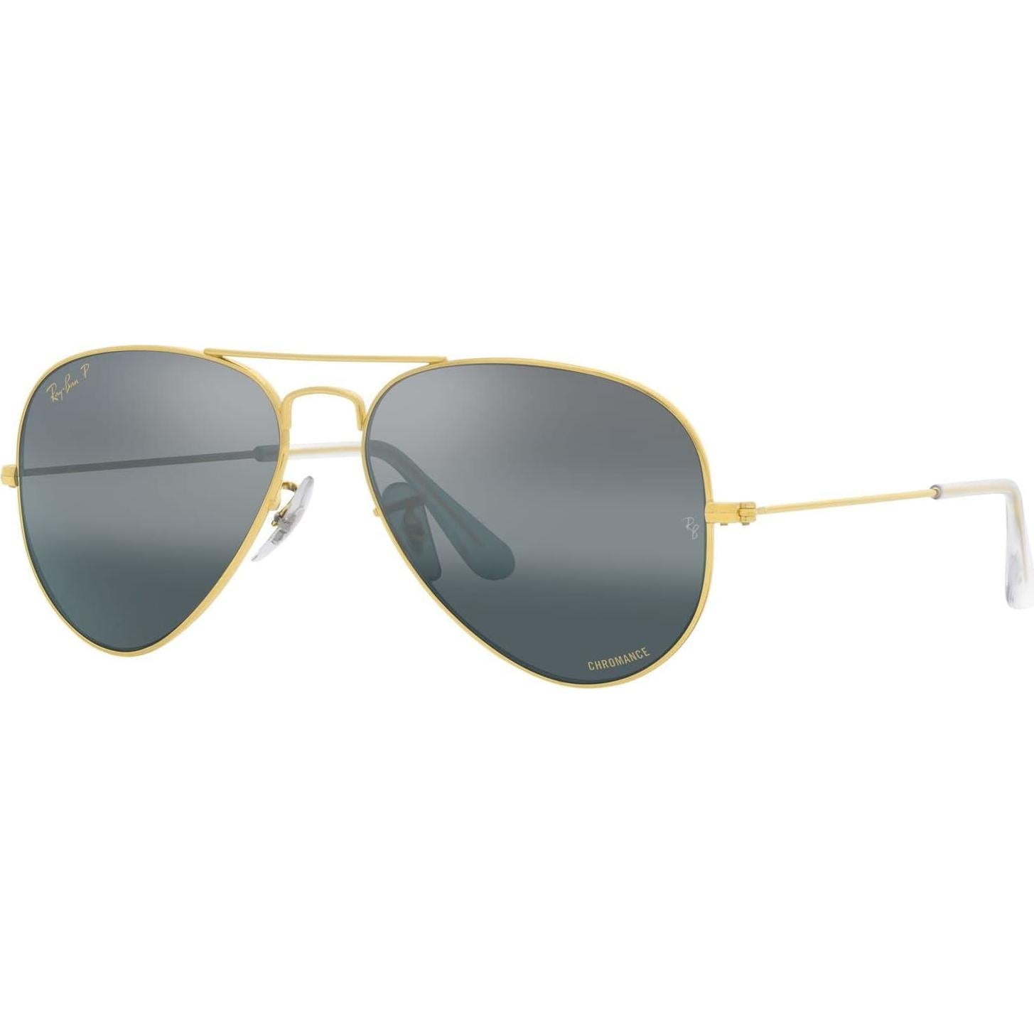 Gafas de Sol Ray-Ban Aviador Polarizadas 58mm Oro