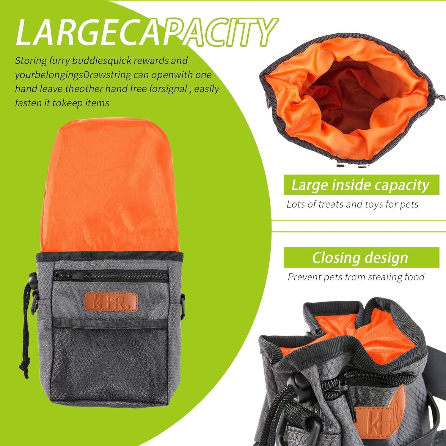 Bolsa de Entrenamiento para Perros KHPR Gris con Tazón