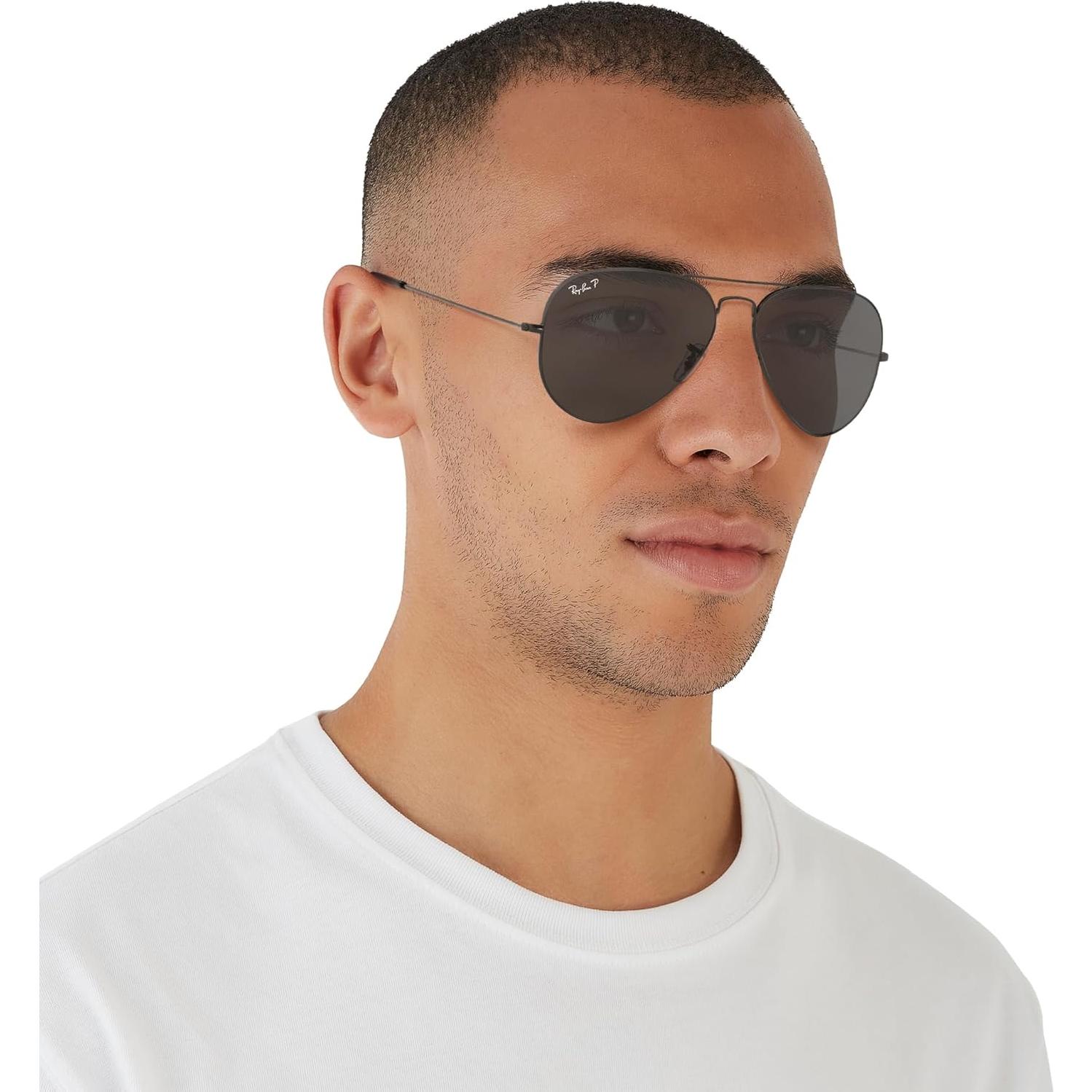 Gafas de sol Ray-Ban Aviador Polarizadas 58mm Negro