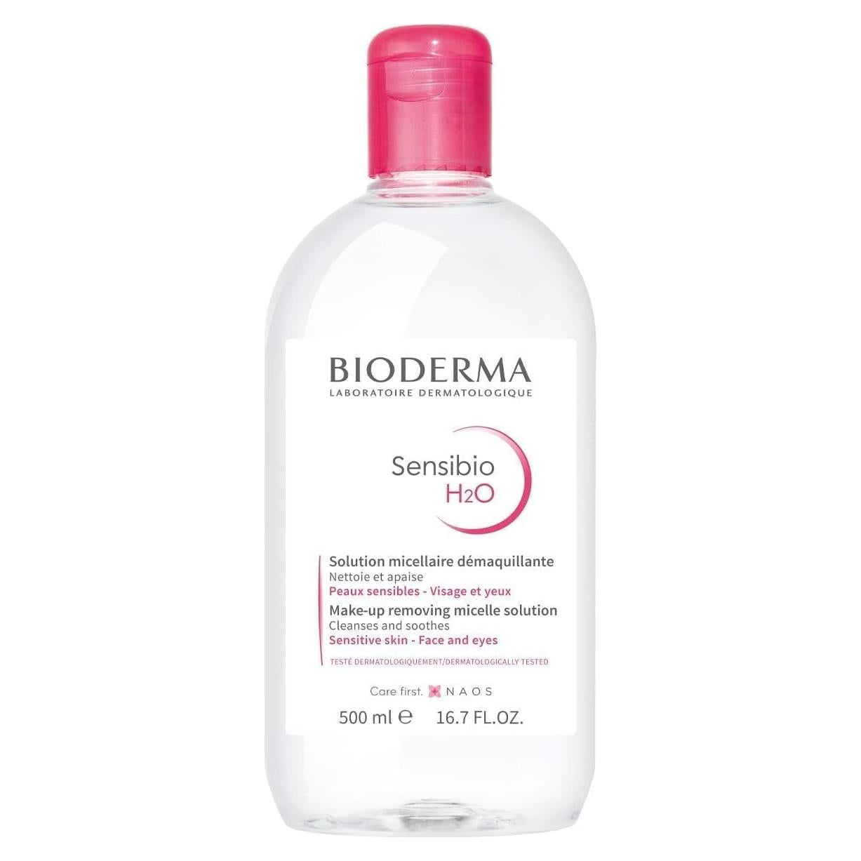 Agua Micelar Bioderma Sensibio 493 ml Limpiador Facial