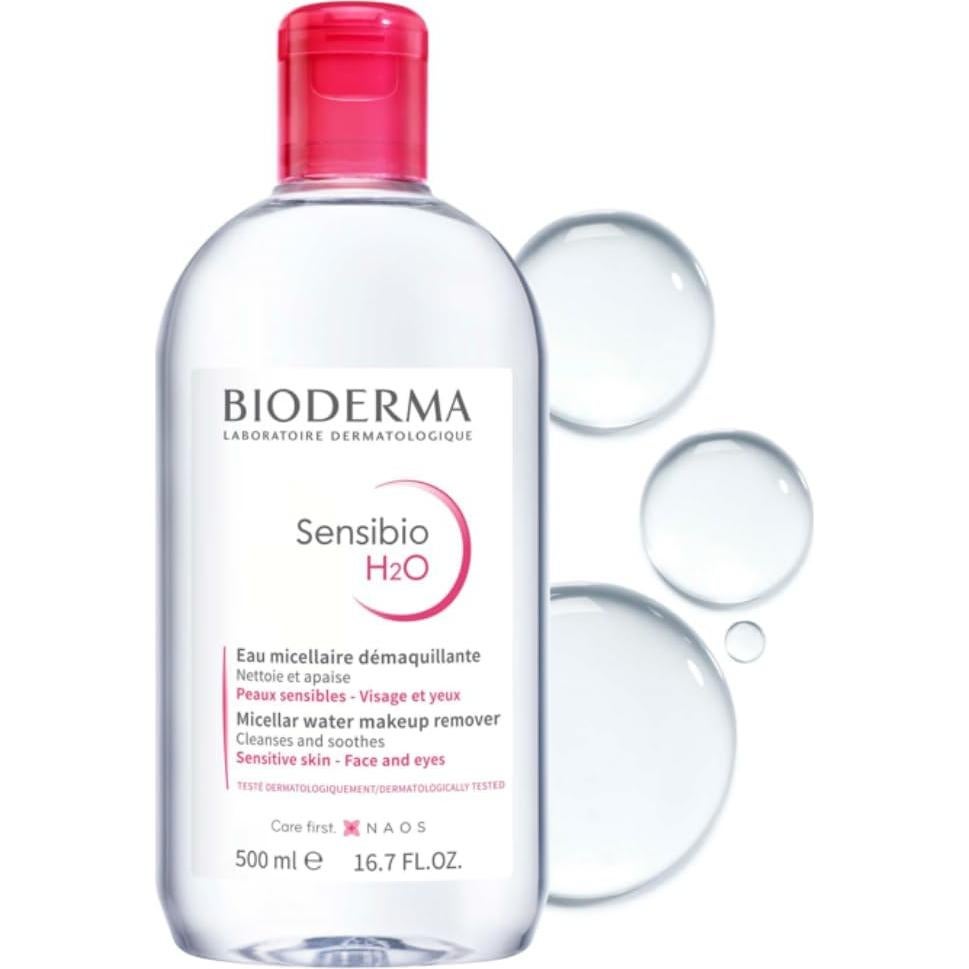 Agua Micelar Bioderma Sensibio 493 ml Limpiador Facial