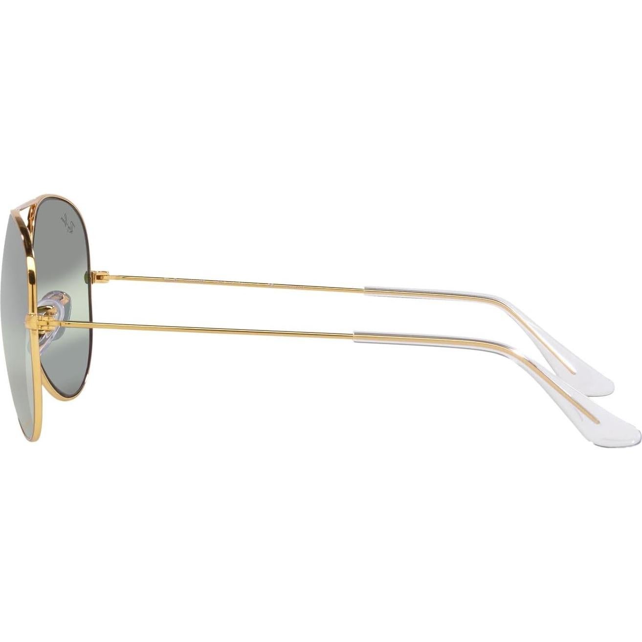 Gafas de Sol Ray-Ban Aviador Polarizadas 55mm Oro Verde