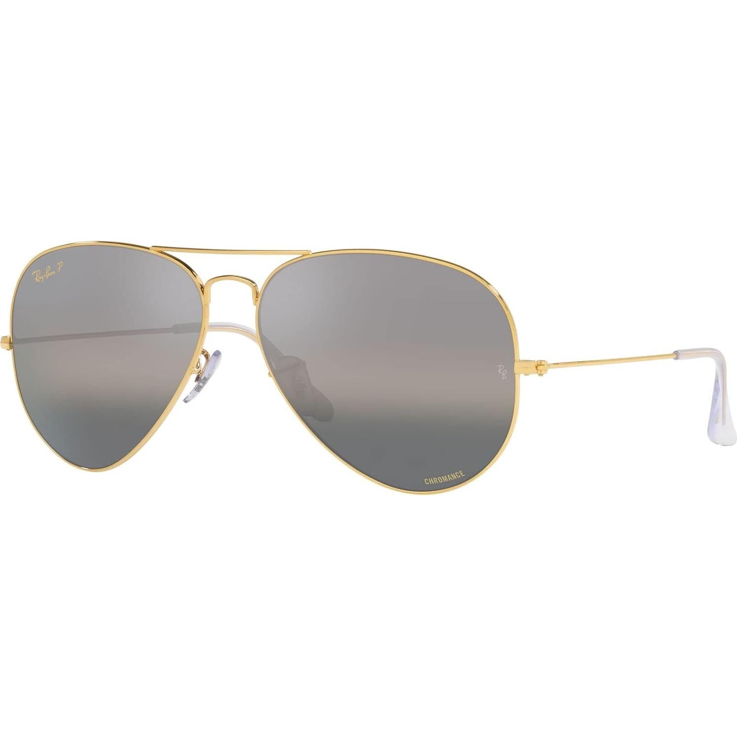 Gafas de Sol Ray-Ban Aviador Polarizadas 62mm Oro Legendario