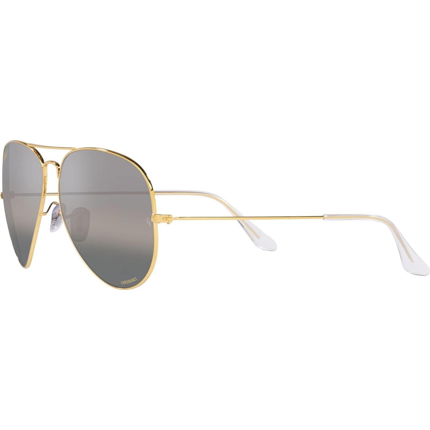 Gafas de Sol Ray-Ban Aviador Polarizadas 62mm Oro Legendario