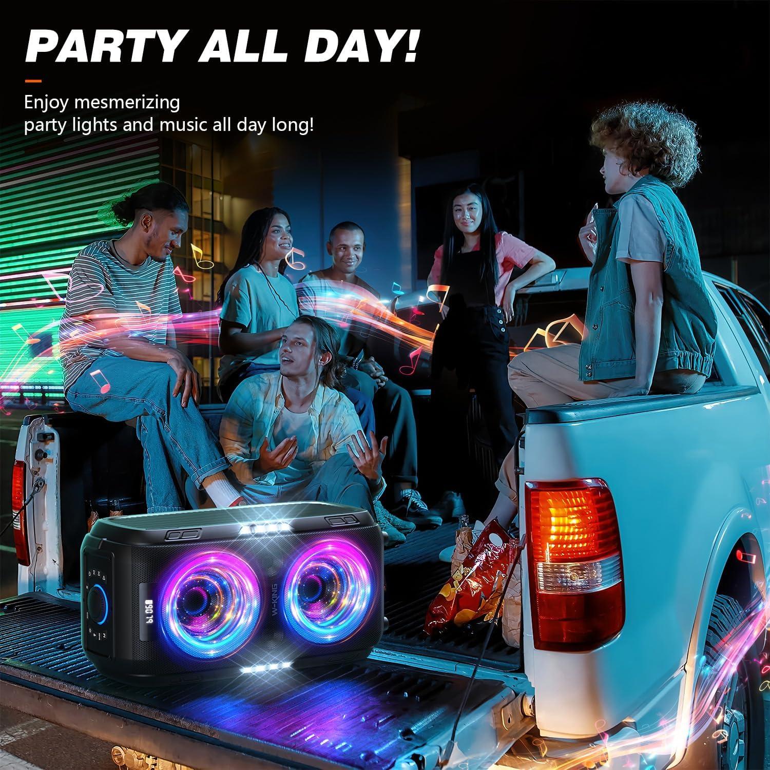 Altavoz Bluetooth W-KING T9 Pro 250W 10.7kg IPX5