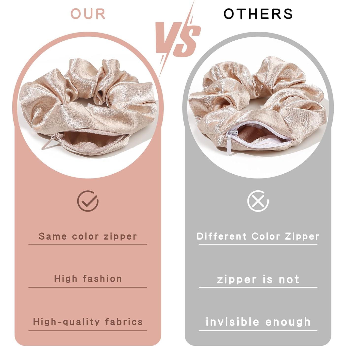 Scrunchies Ivyu con bolsillo y cremallera - Color mezclado