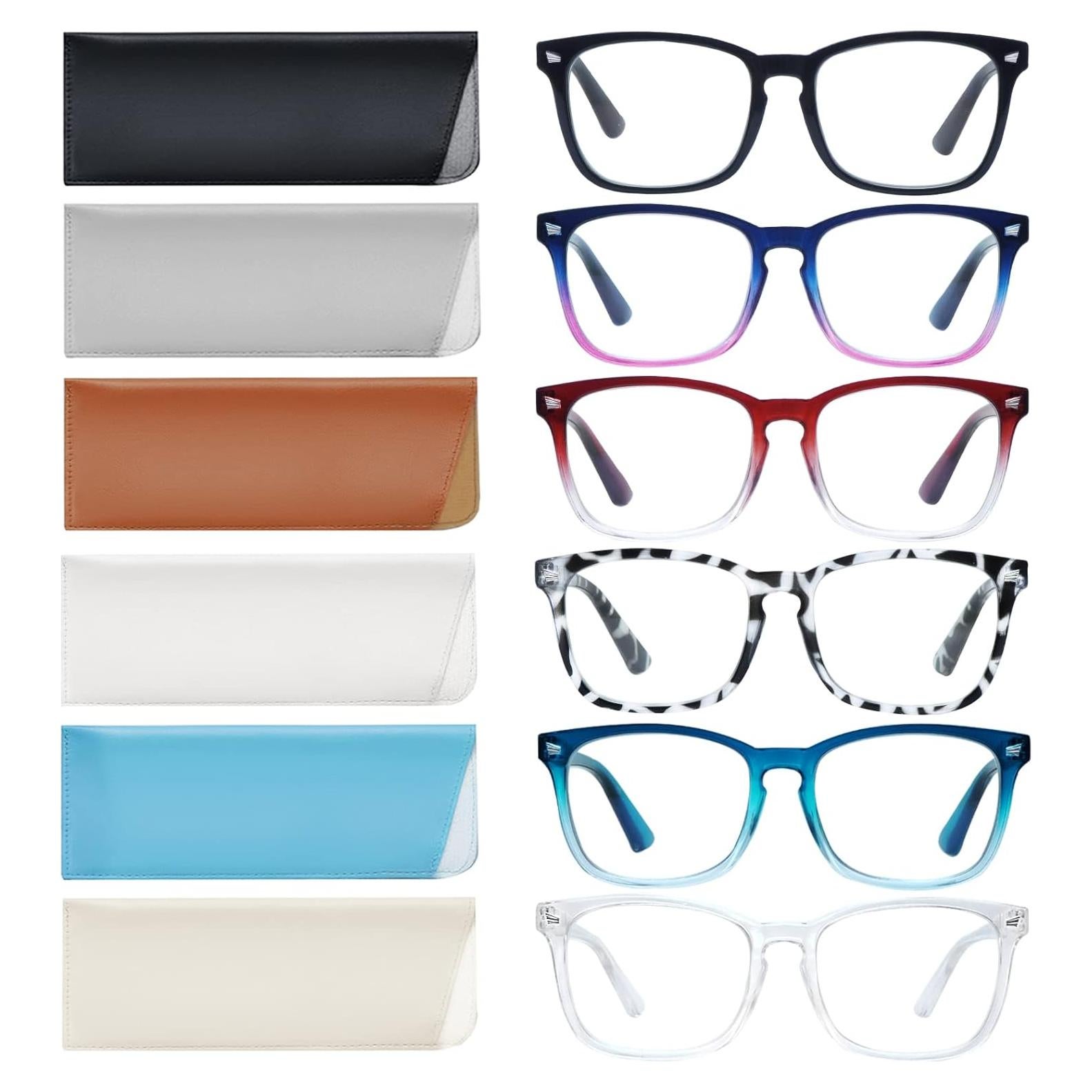 Gafas de Lectura VIDEBLA 5 Pack con Bloqueo Luz Azul 1.5x