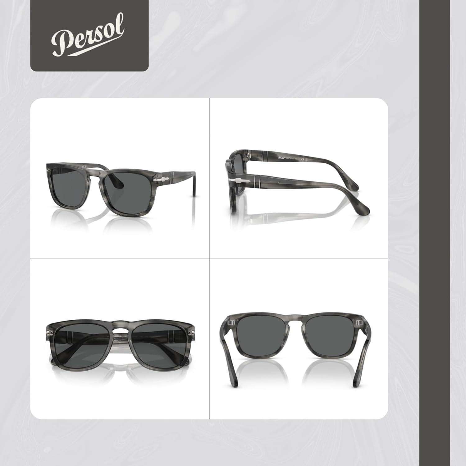 Gafas de Sol Persol Elio PO3333S Cuadradas Unisex + Kit iWear