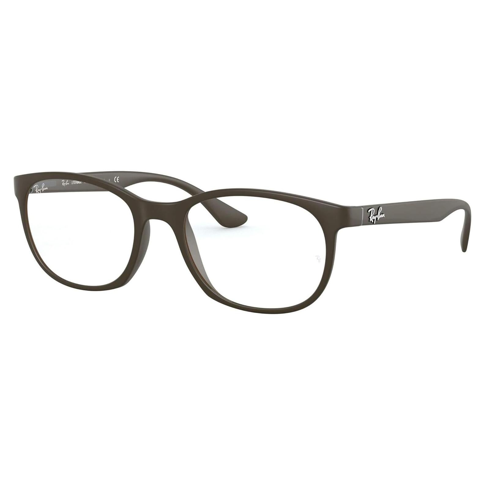 Gafas Ray-Ban Rx7183 Montura Rectangular 51mm Marrón