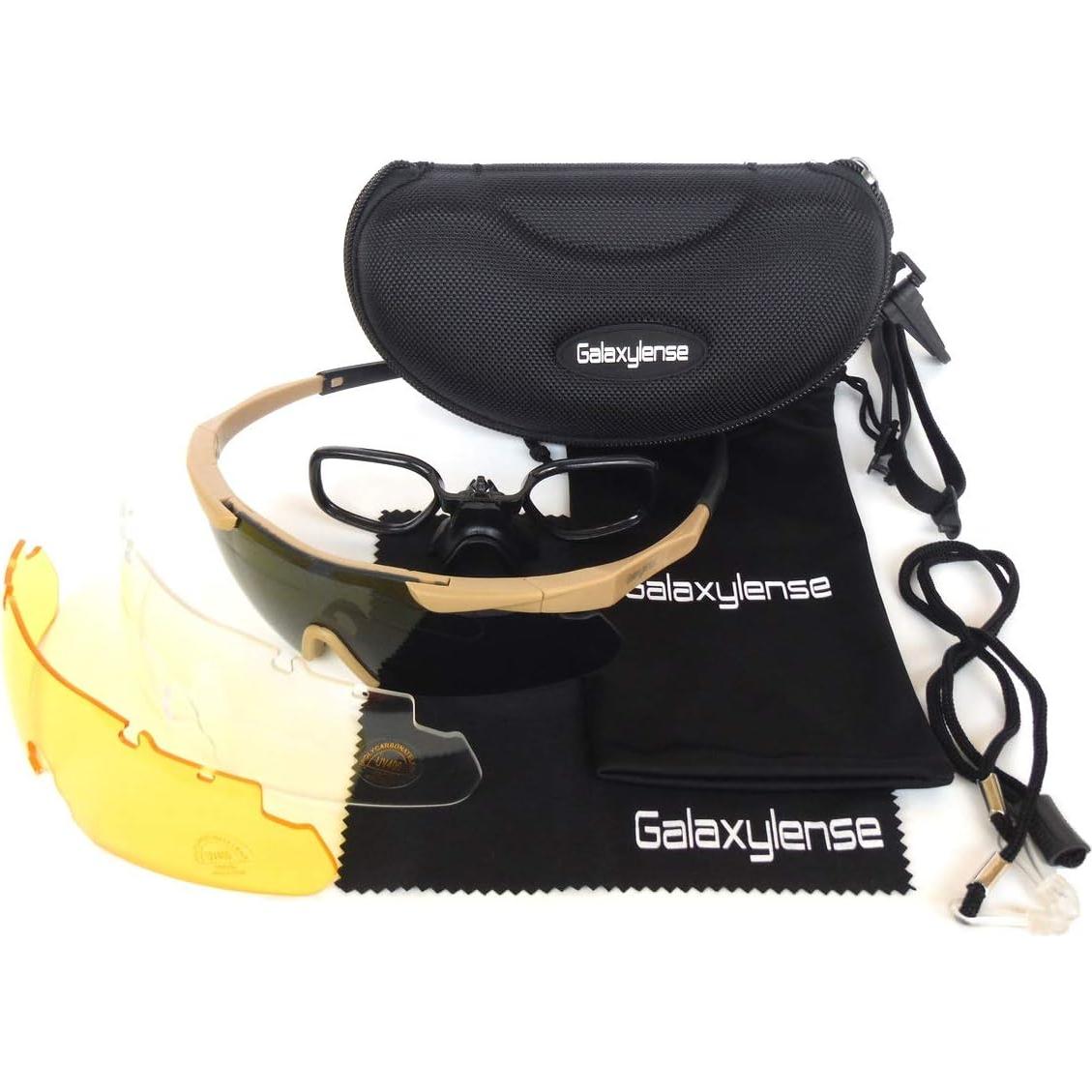 Gafas Tácticas GALAXYLENSE con 3 Lentes Reemplazo