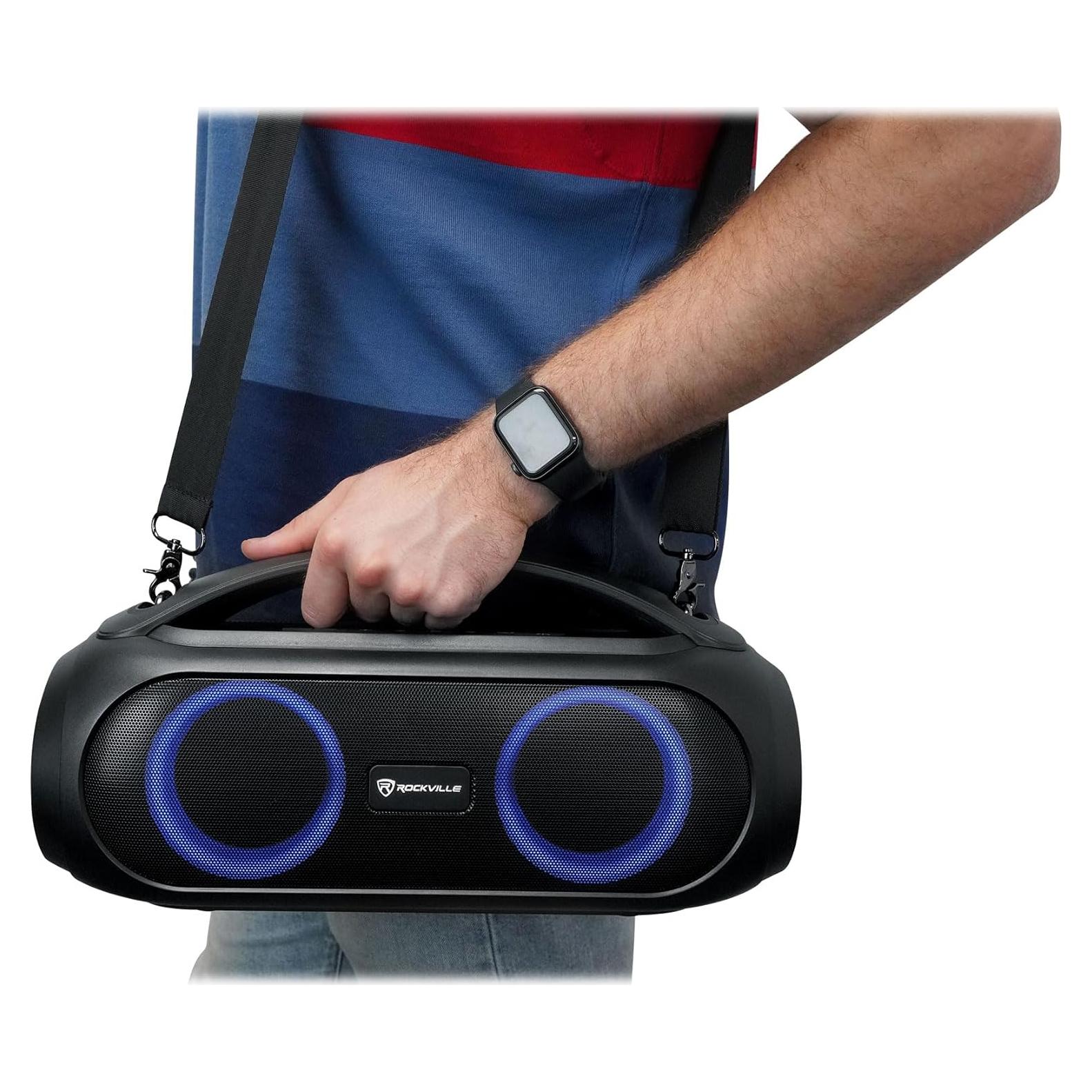 Altavoz Rockville GO Party Max Bass Bluetooth LED 70W