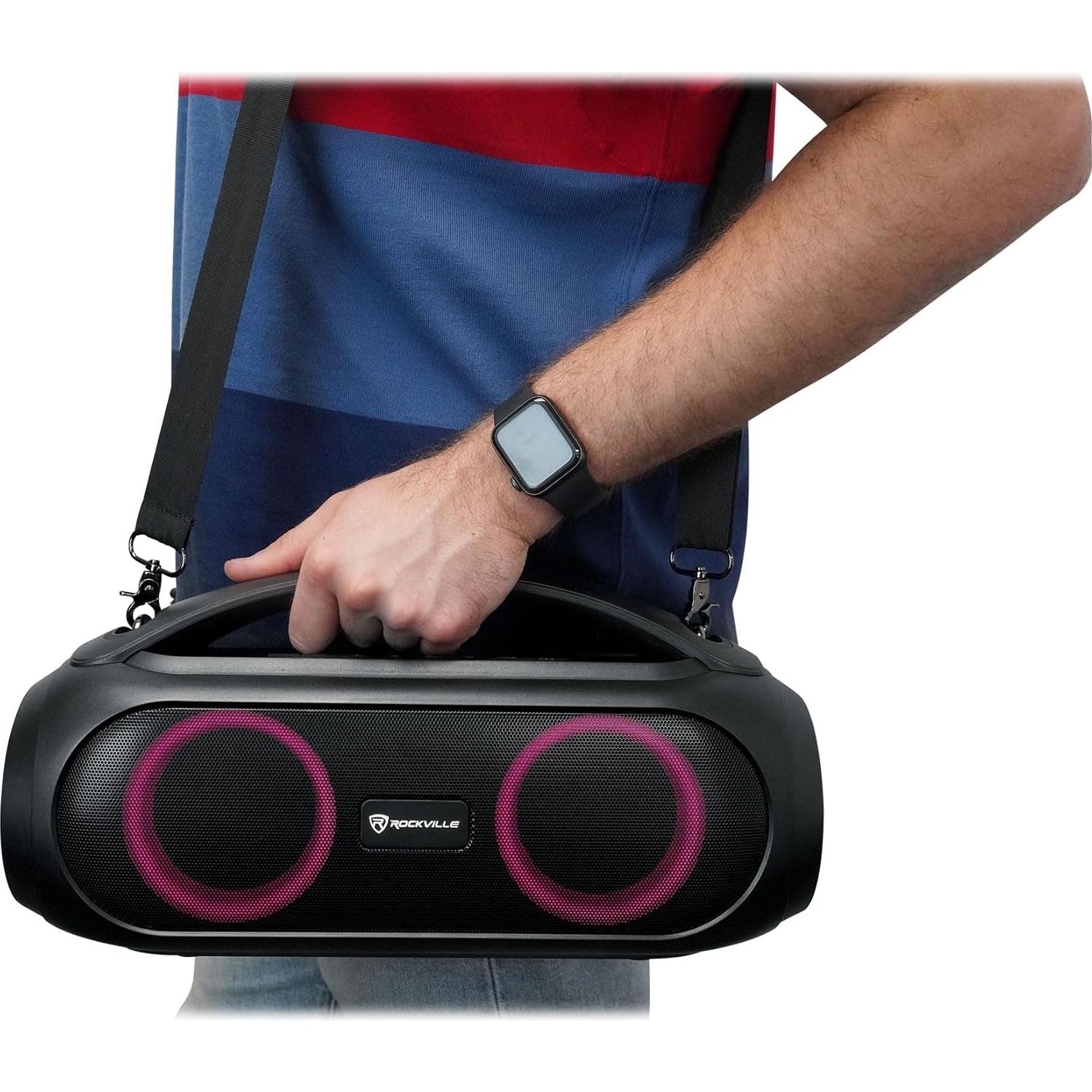Altavoz Rockville GO Party Max Bass Bluetooth LED 70W