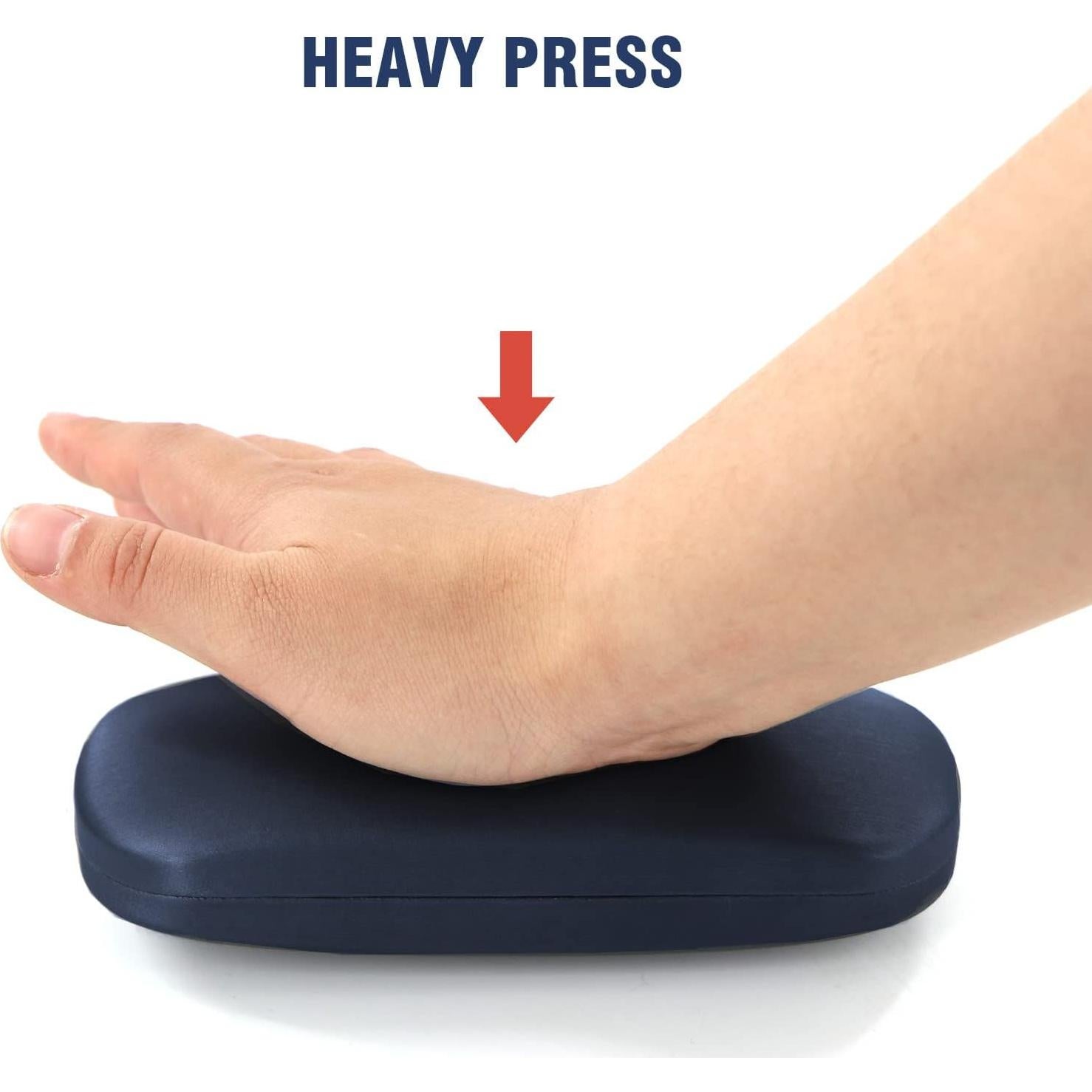 Estuche Duro para Gafas Marvolia - PU Cuero Azul Oscuro