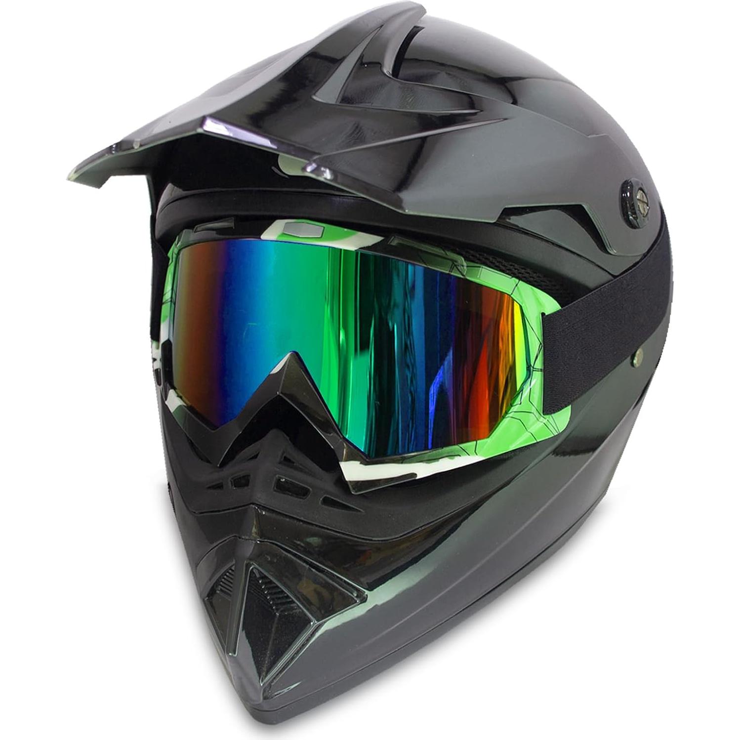 Gafas de Motocross 2Pack UV Ajustables para Adultos y Niños