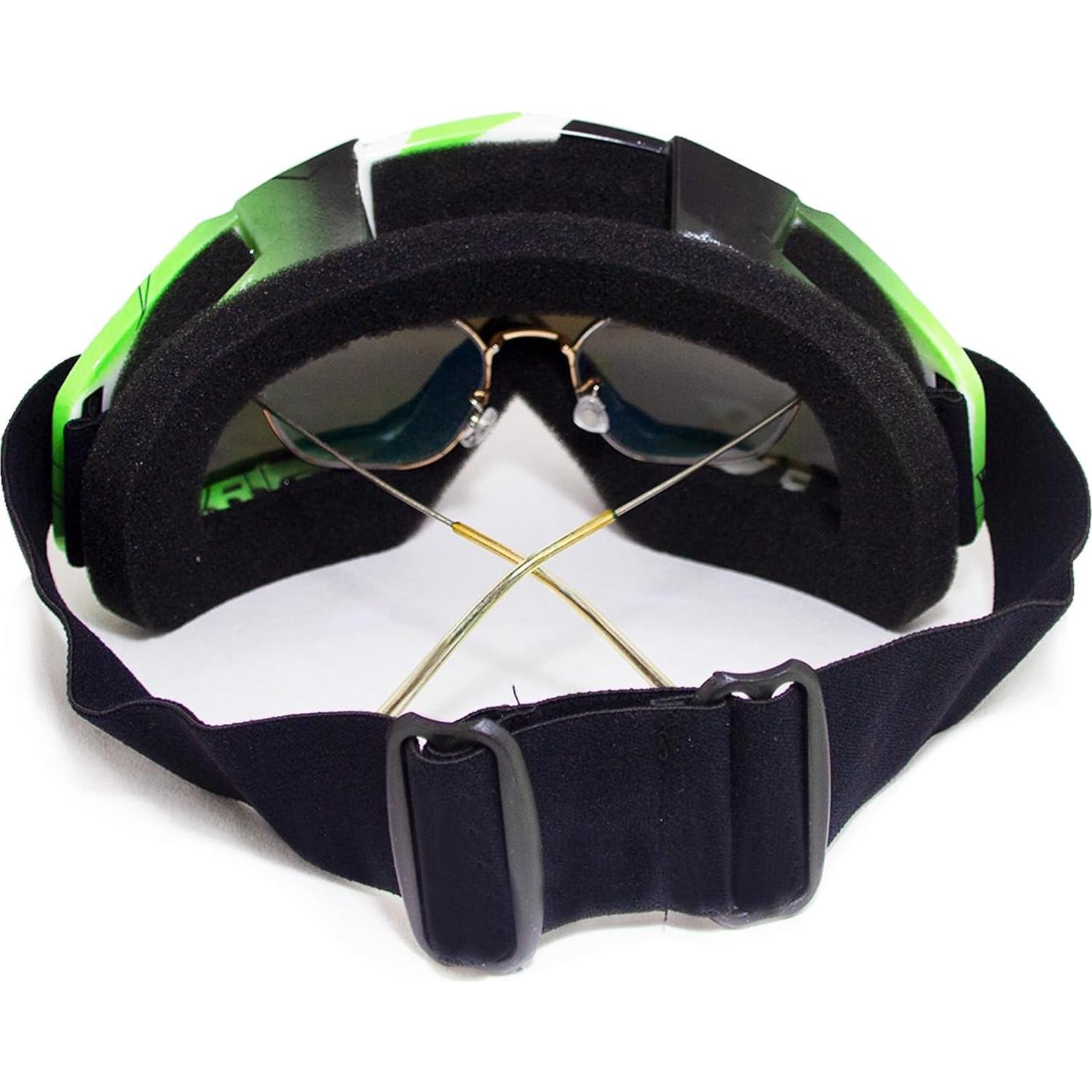 Gafas de Motocross 2Pack UV Ajustables para Adultos y Niños