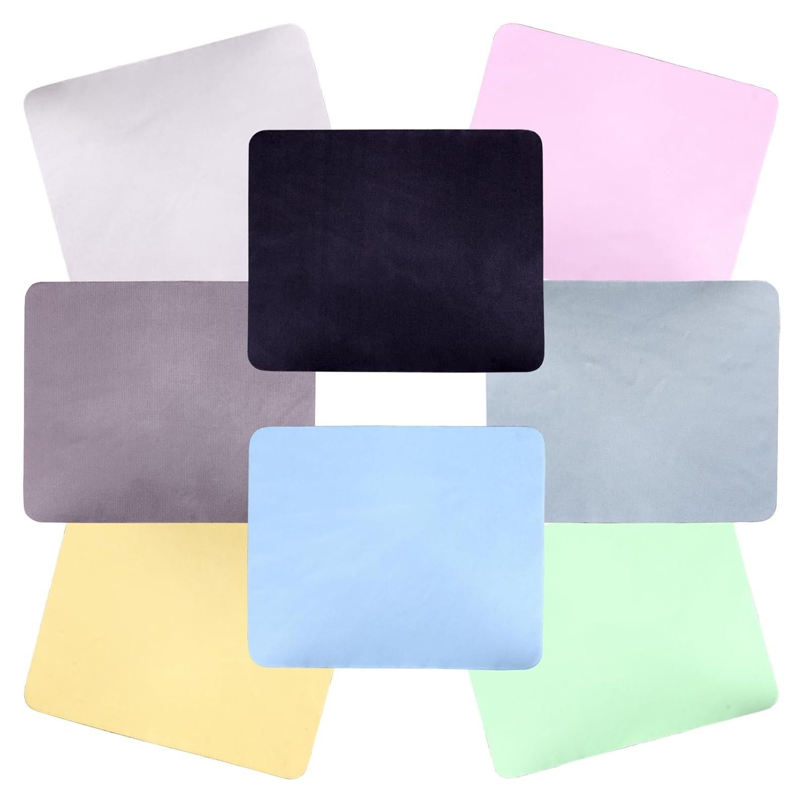 Paquete de 8 Paños Microfibra ADBGV 18x15cm Multicolor