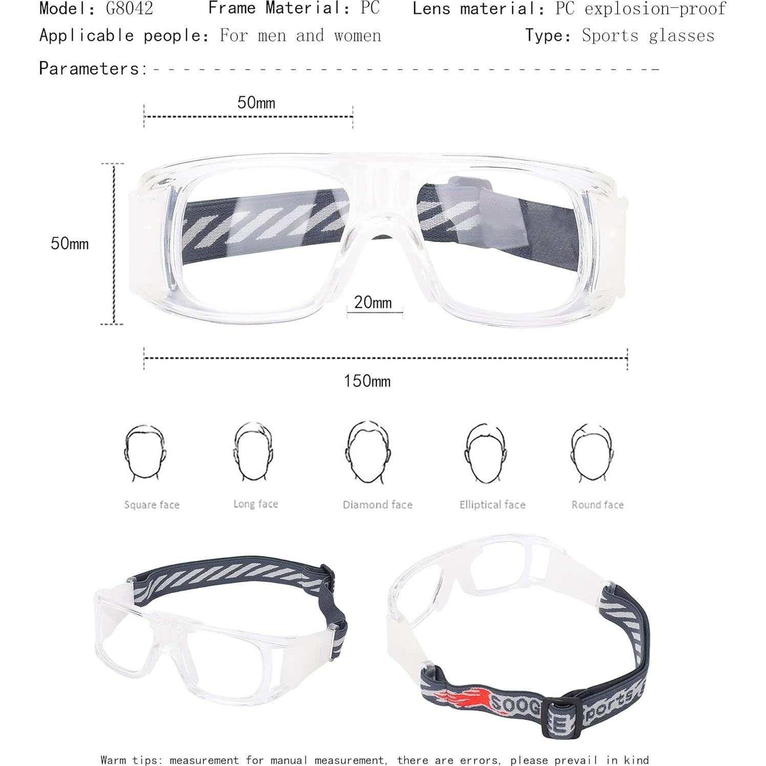 Gafas Deportivas SooGree para Hombres y Mujeres 8068