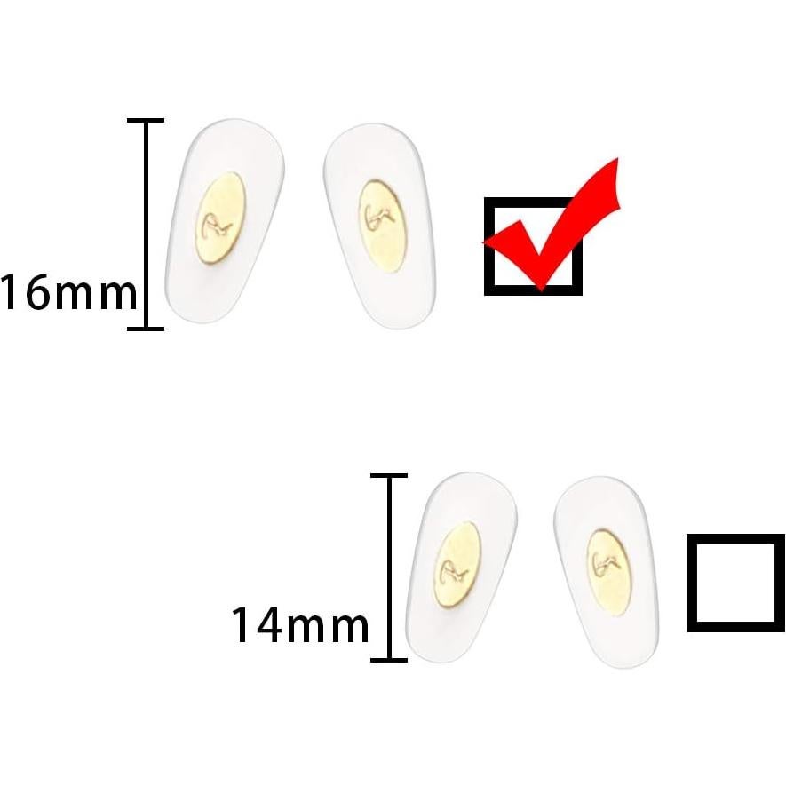 Almohadillas nasales 16mm HiCycle2 para gafas RB6335
