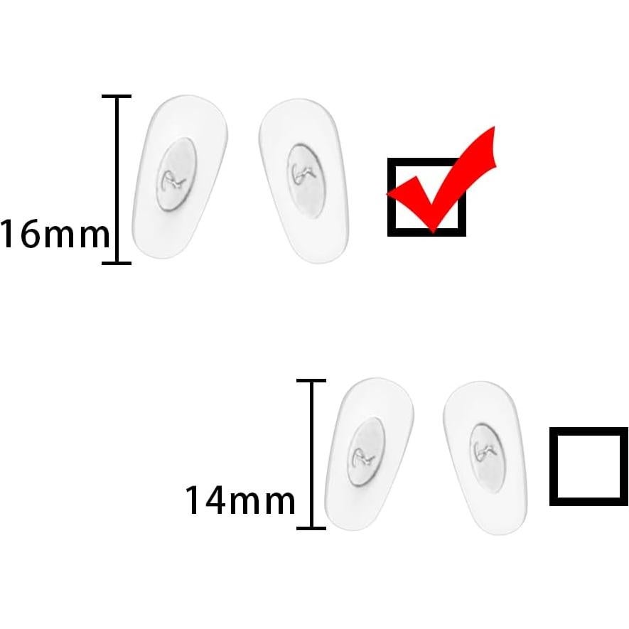 Almohadillas nasales 16mm HiCycle2 para gafas RB6335