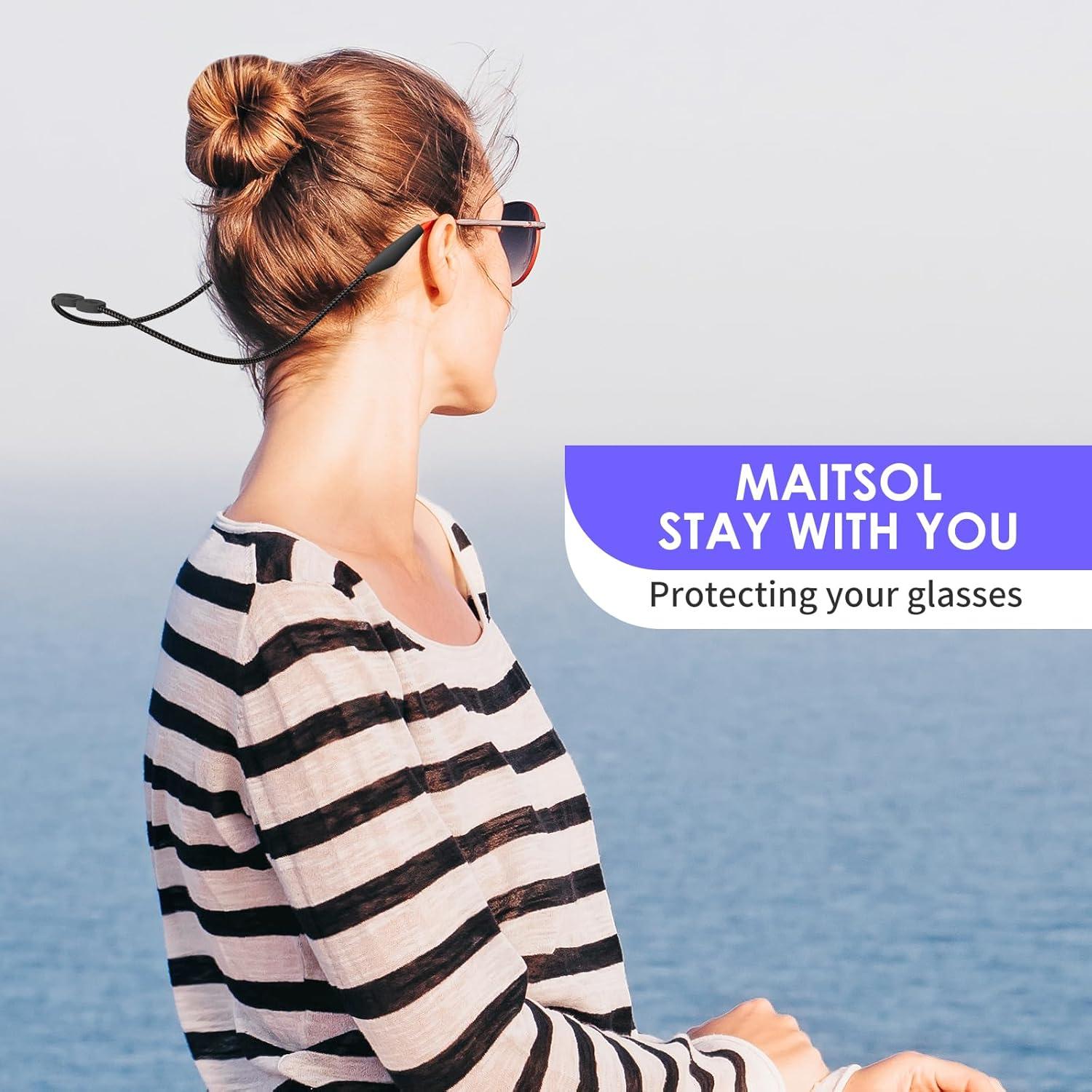 Correa para Gafas 3 Pcs - Silicona Ajustable 40.6 cm