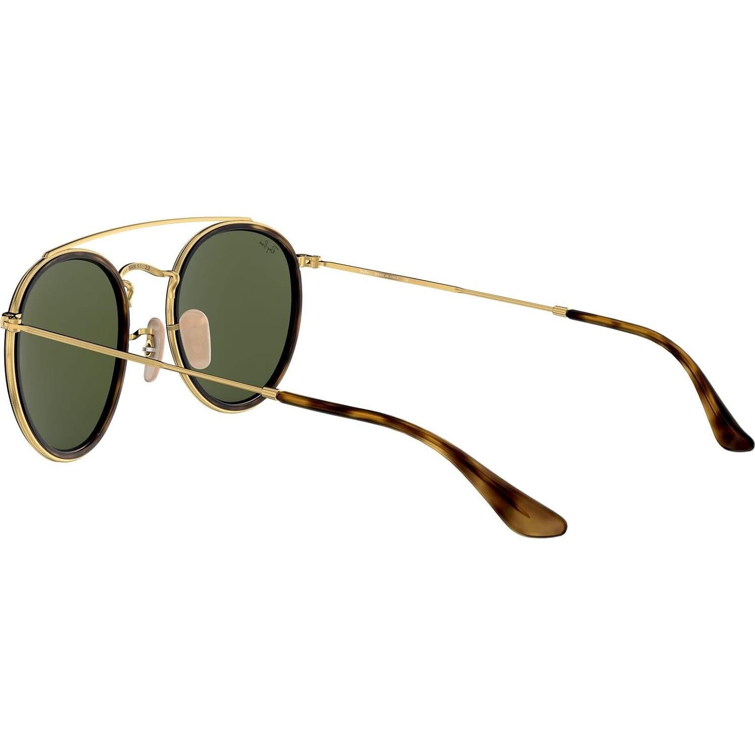 Gafas Ray-Ban RB3647N Doble Puente Redondas 51mm Oro