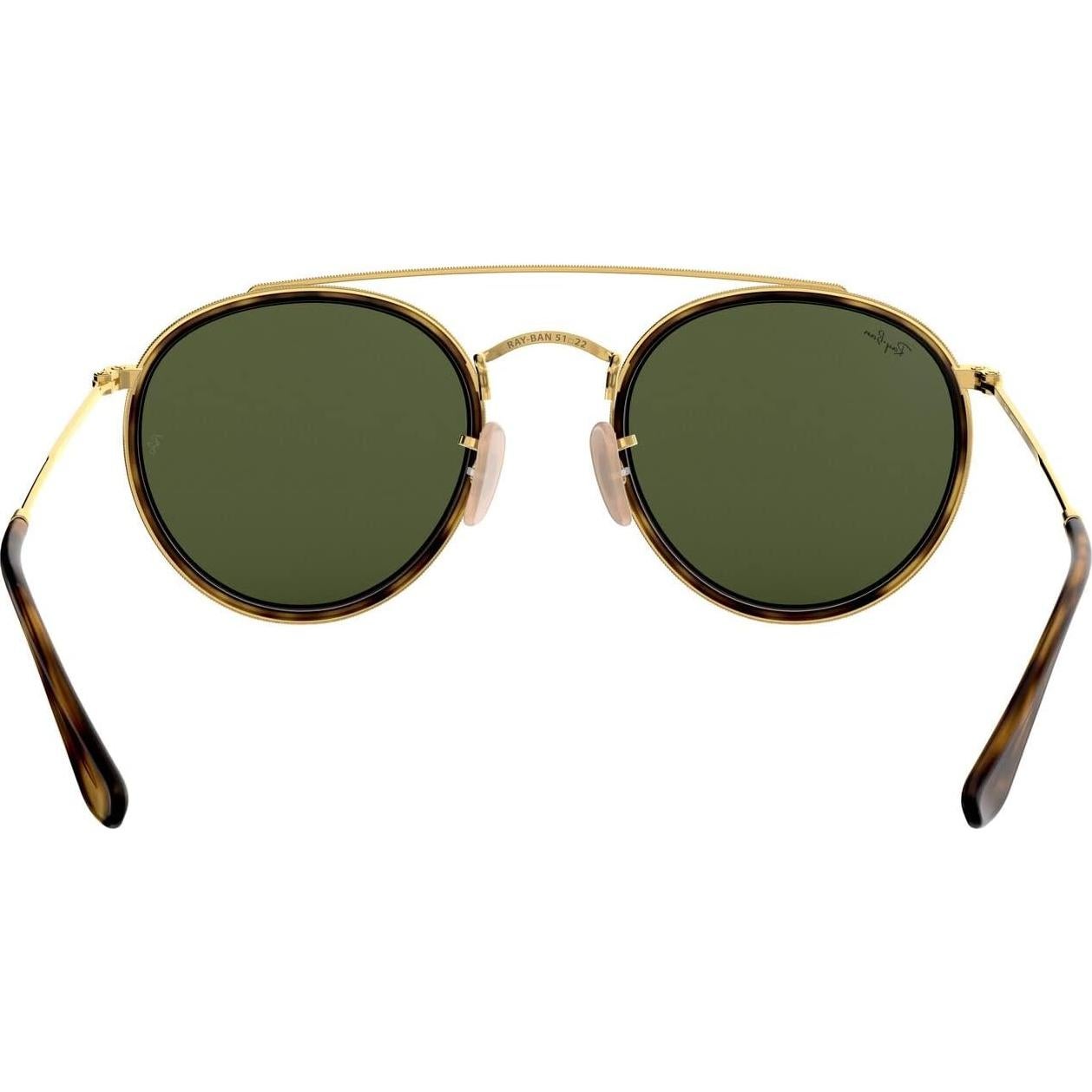 Gafas Ray-Ban RB3647N Doble Puente Redondas 51mm Oro