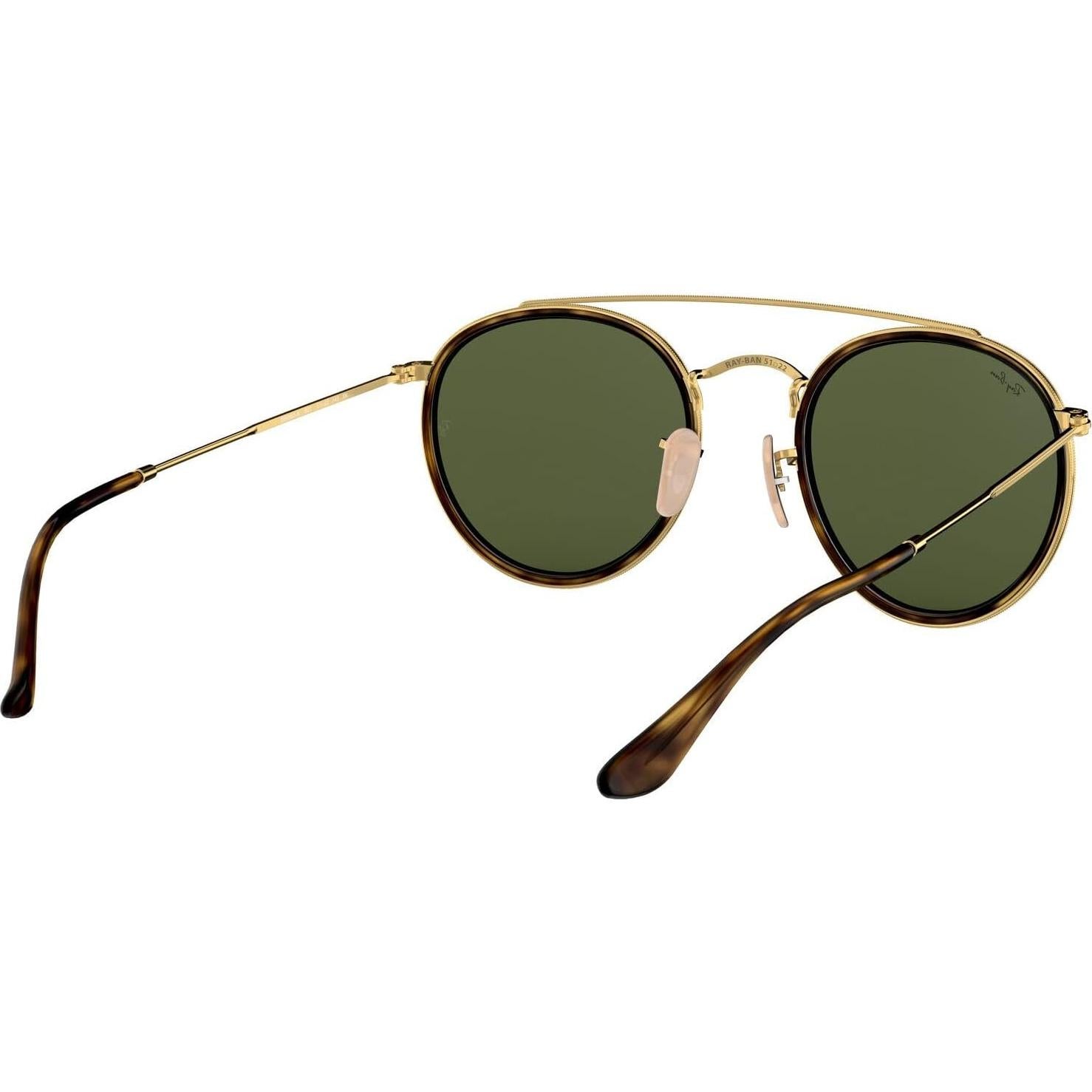 Gafas Ray-Ban RB3647N Doble Puente Redondas 51mm Oro