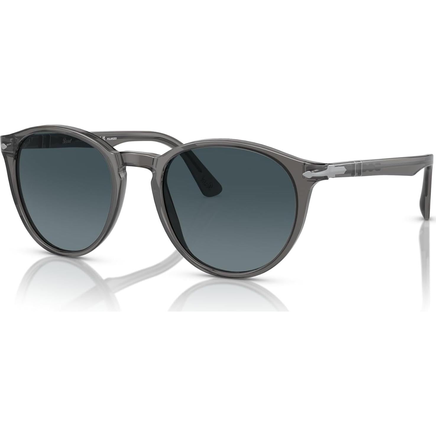 Gafas de Sol Persol PO3152S Redondas Gris Transparente