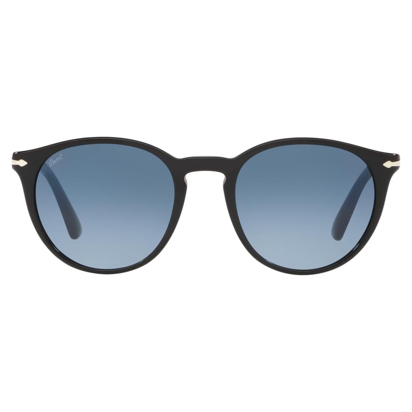 Gafas de Sol Persol PO3152S Redondas UV 100% Negro/Azul