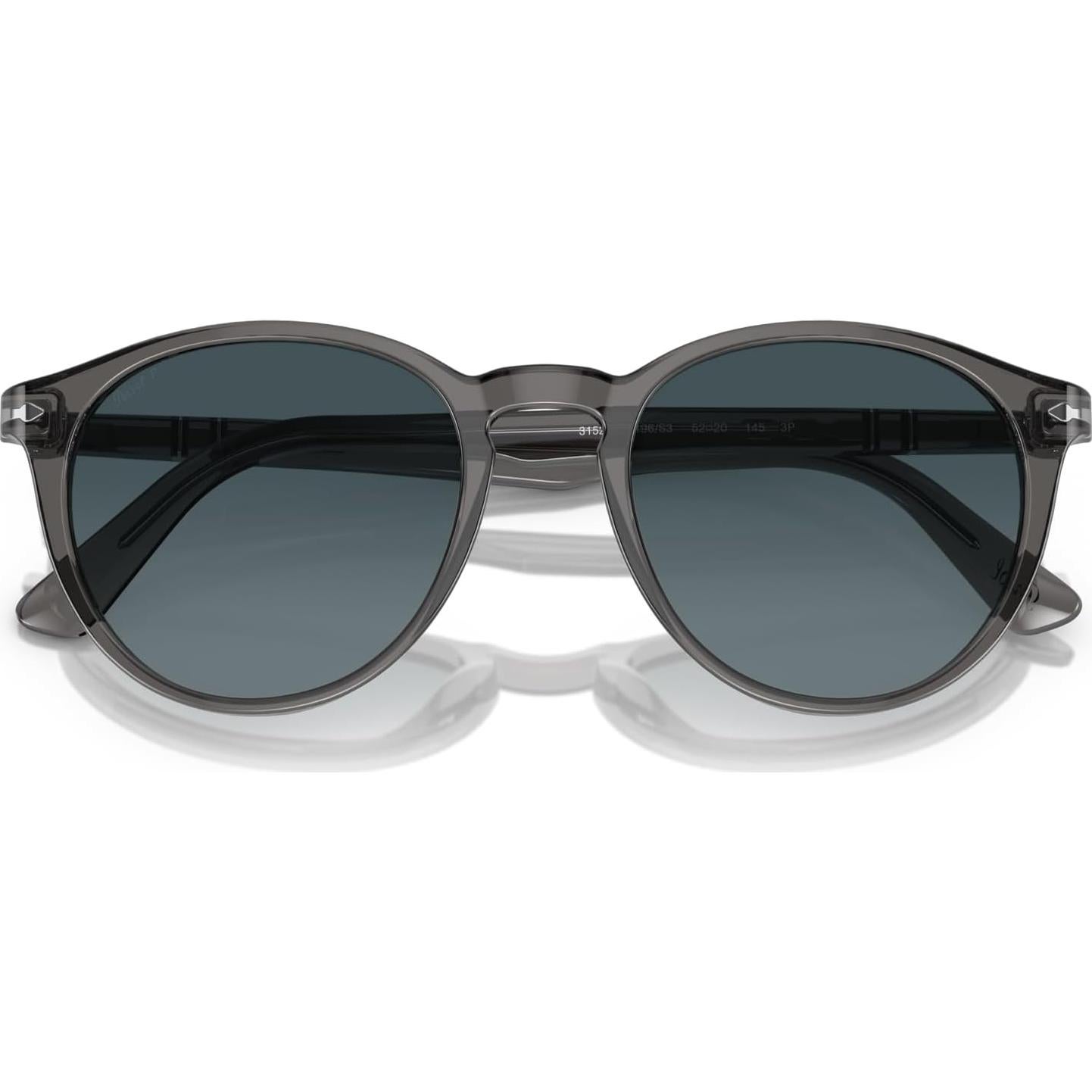 Gafas de Sol Persol PO3152S Redondas Gris Transparente