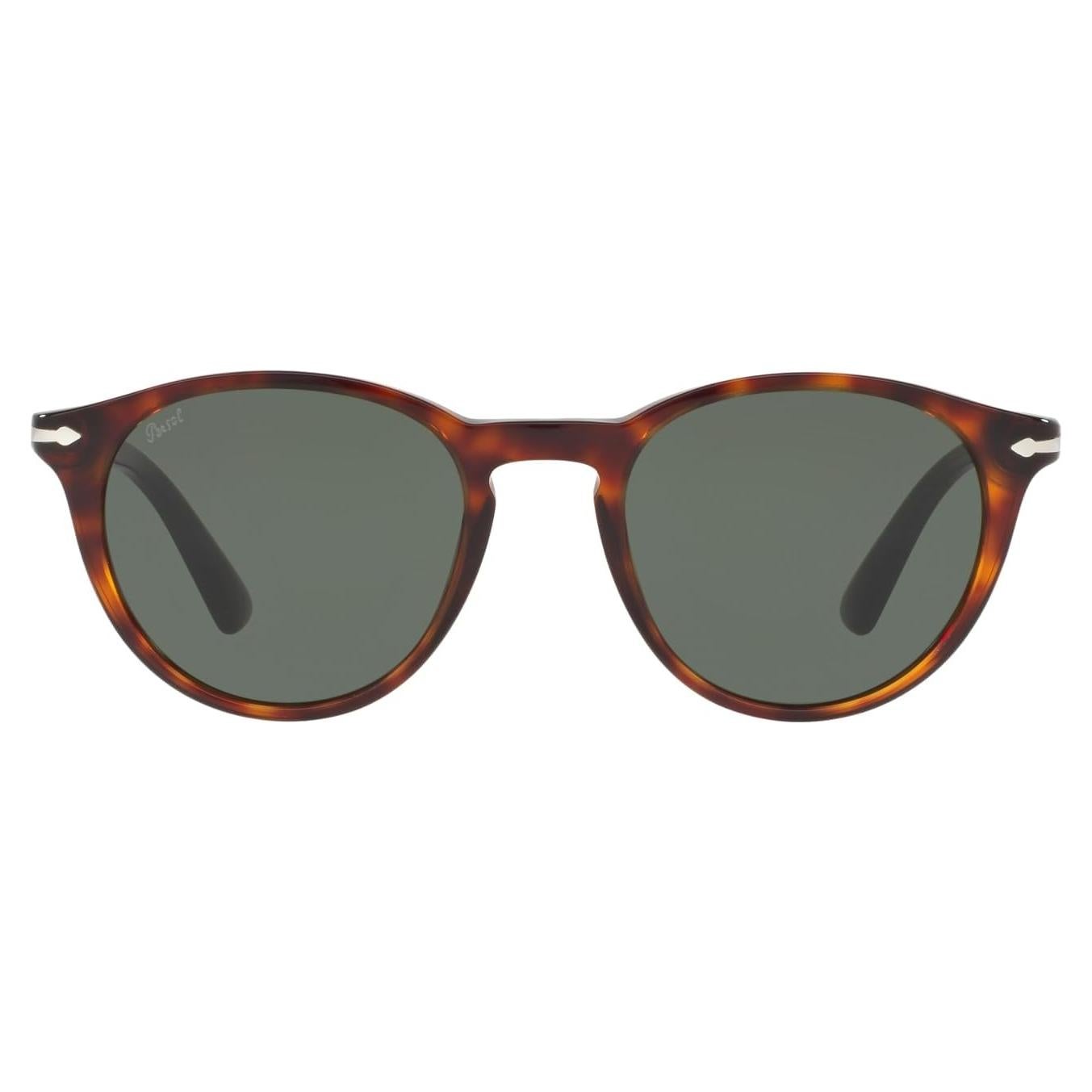 Gafas de Sol Persol PO3152S Redondas Havana Verde