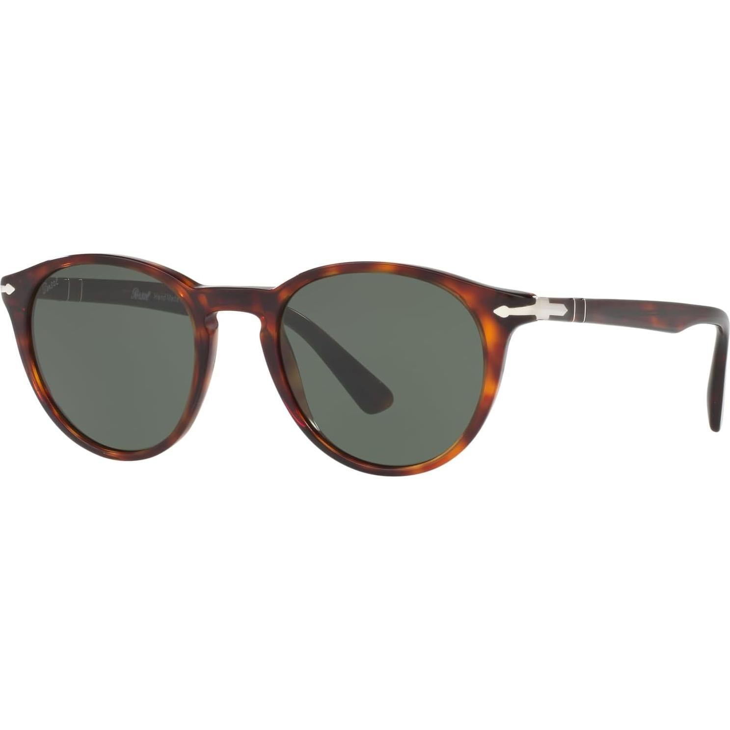 Gafas de Sol Persol PO3152S Redondas Havana Verde