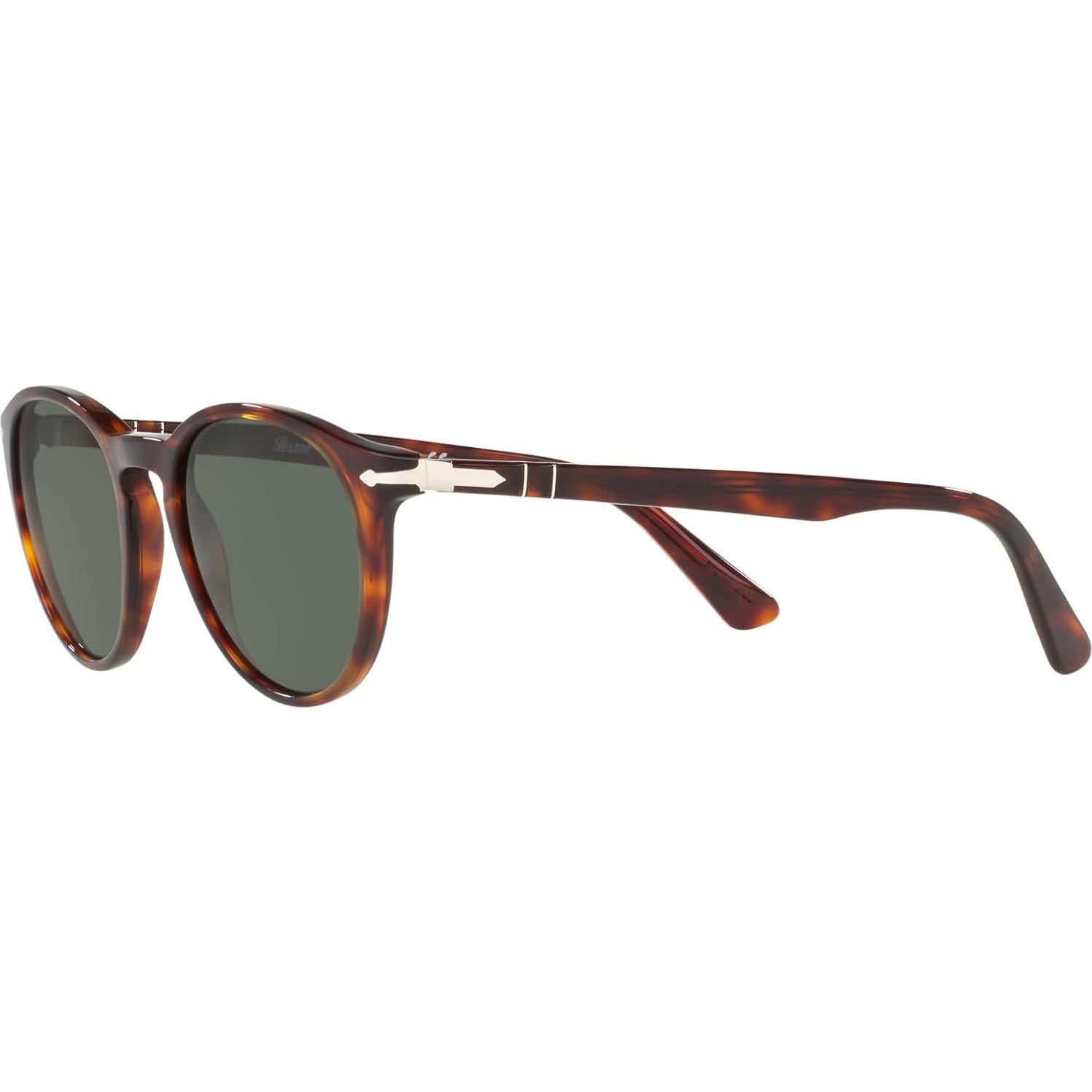Gafas de Sol Persol PO3152S Redondas Havana Verde