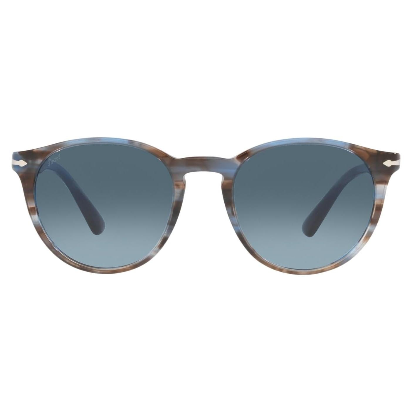 Gafas de Sol Persol PO3152S Redondas Rayas Azules