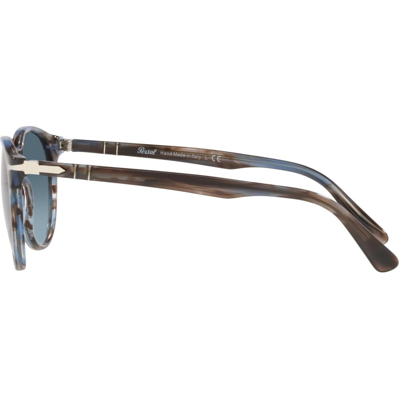 Gafas de Sol Persol PO3152S Redondas Rayas Azules