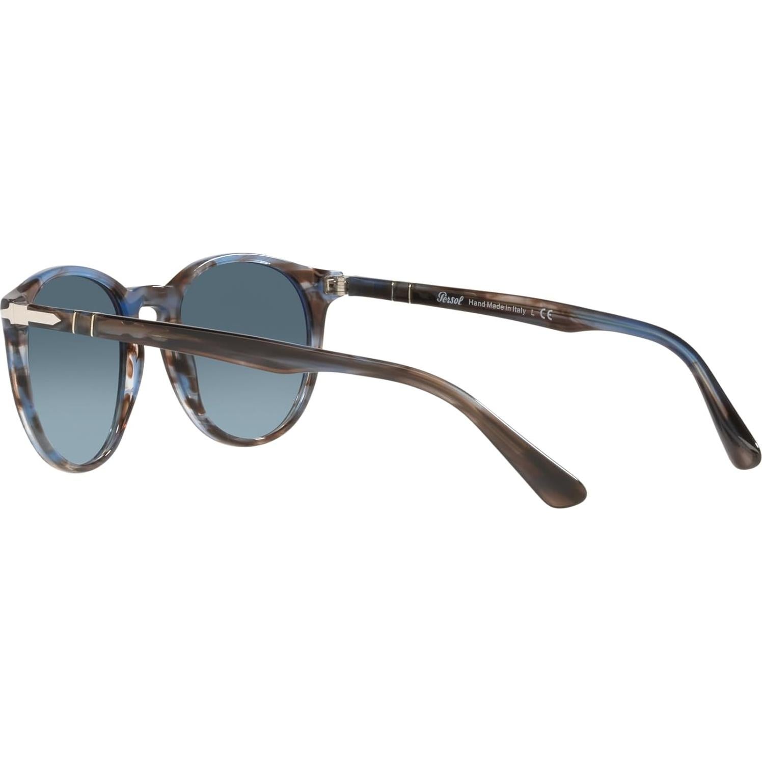 Gafas de Sol Persol PO3152S Redondas Rayas Azules