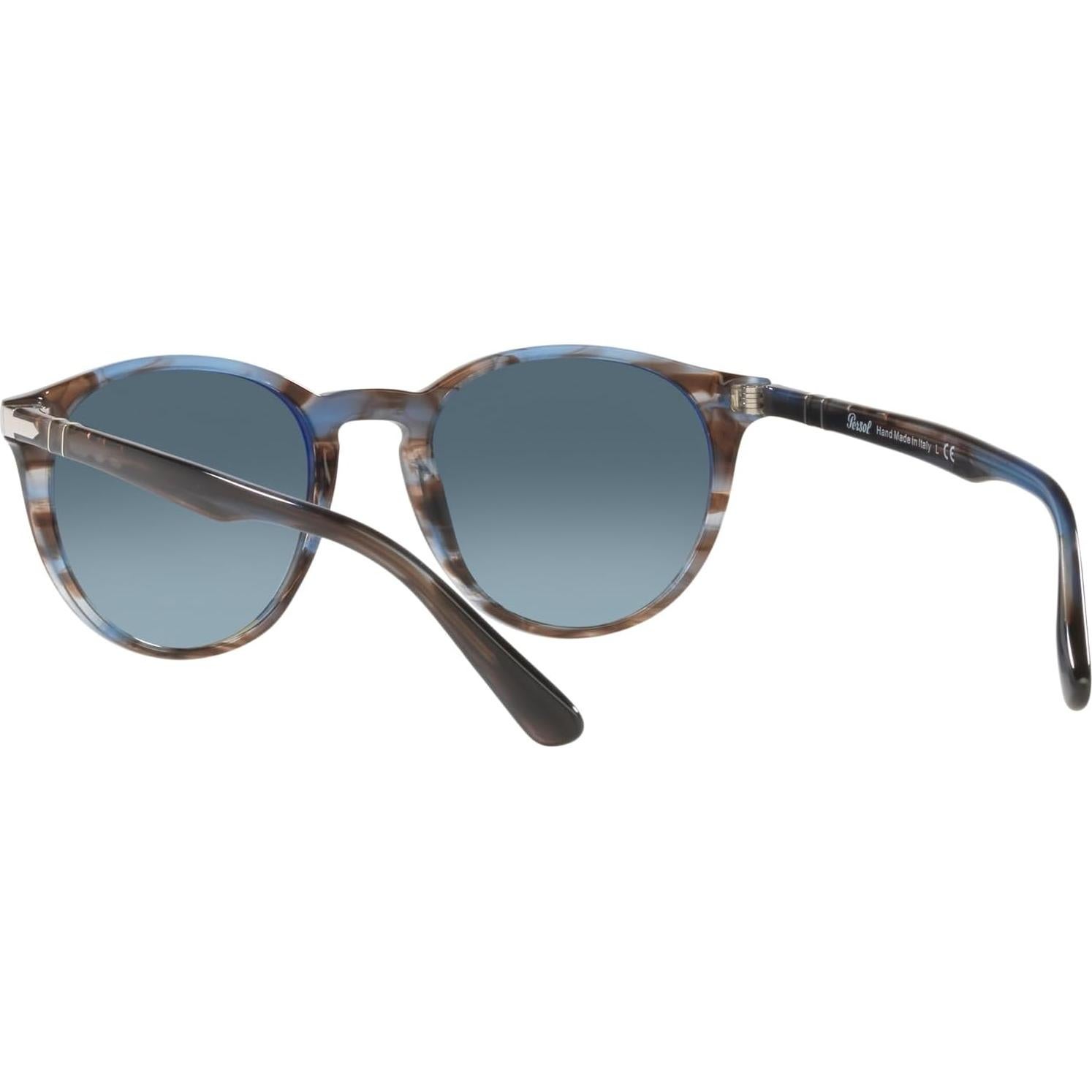 Gafas de Sol Persol PO3152S Redondas Rayas Azules
