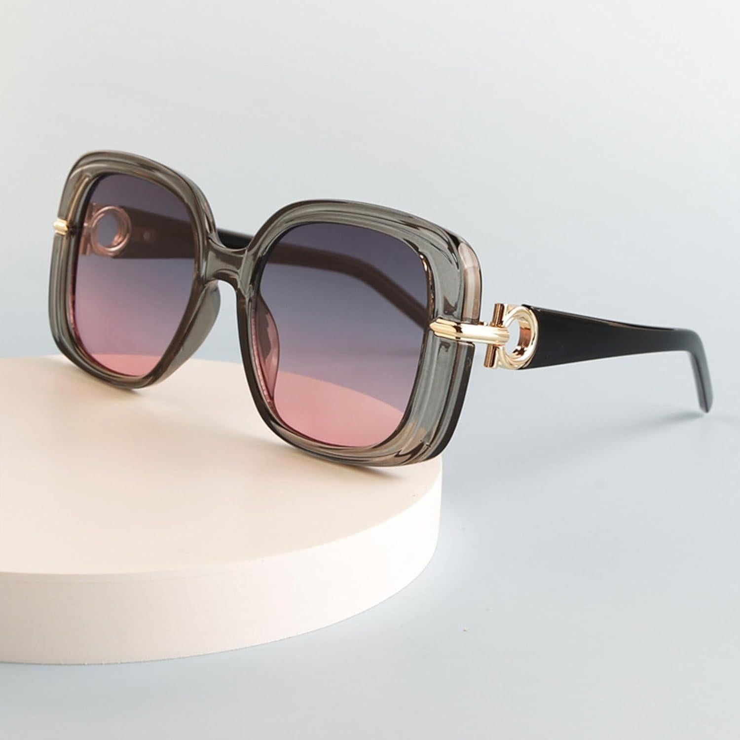 Gafas de sol cuadradas UV400 para hombres y mujeres - Moda