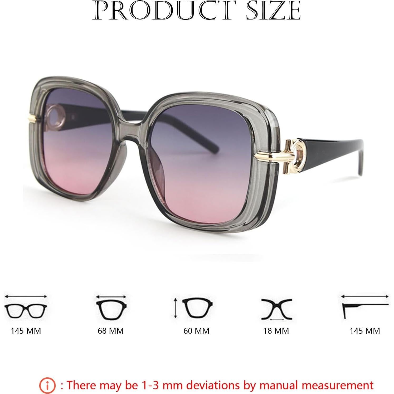 Gafas de sol cuadradas UV400 para hombres y mujeres - Moda