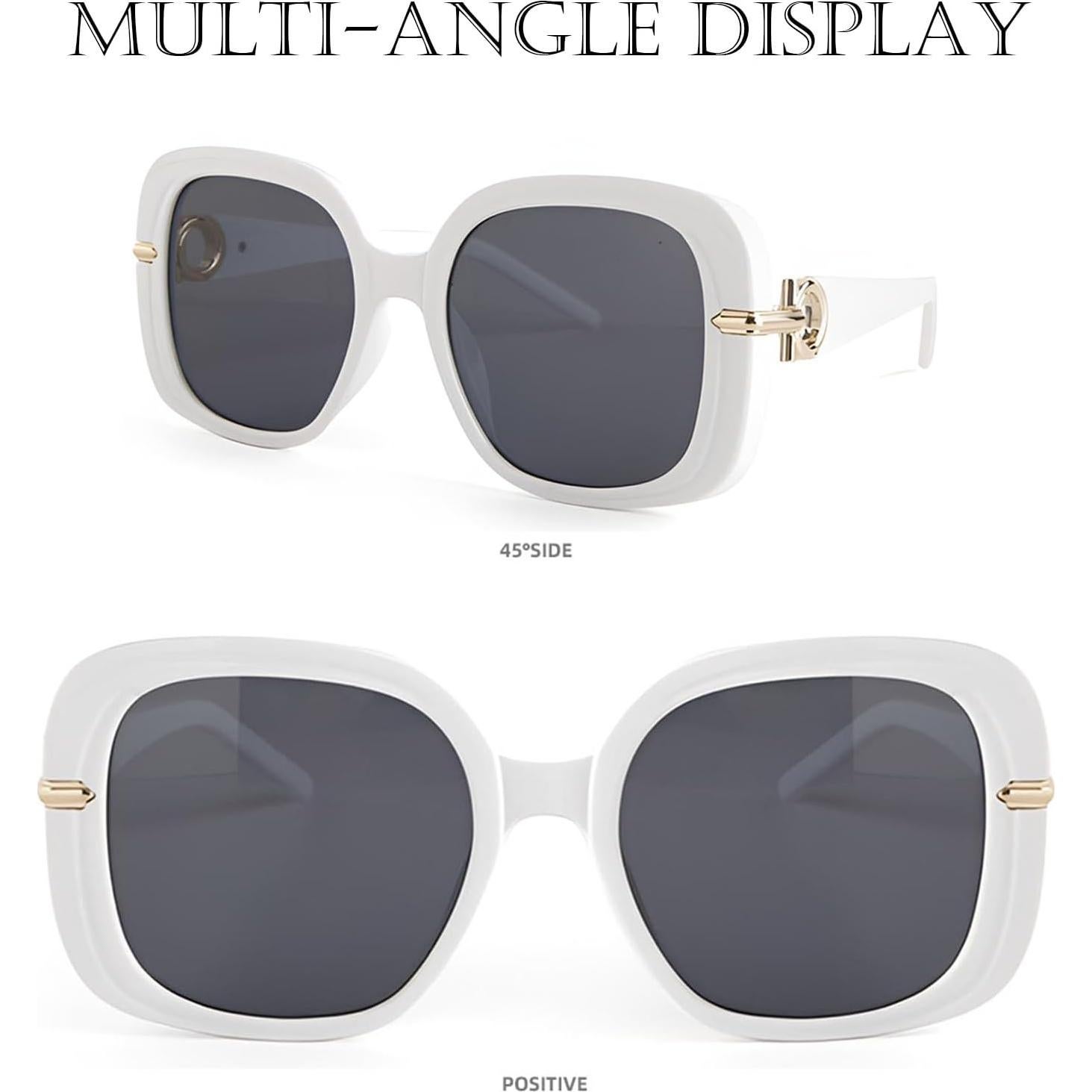 Gafas de sol cuadradas UV400 para hombres y mujeres - Moda