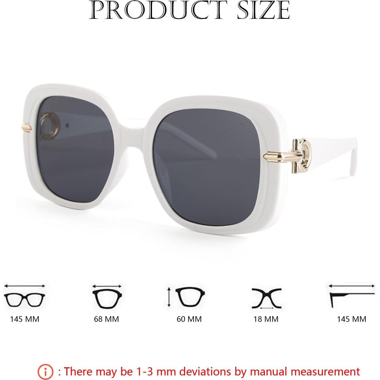 Gafas de sol cuadradas UV400 para hombres y mujeres - Moda