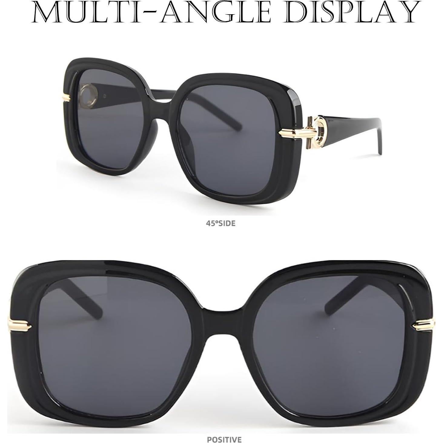 Gafas de sol cuadradas UV400 para hombres y mujeres - Moda